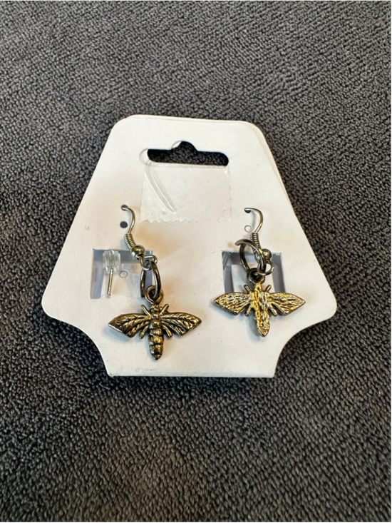 Unbranded Jewelry - Unbranded Bee Drop Silver Earrings
